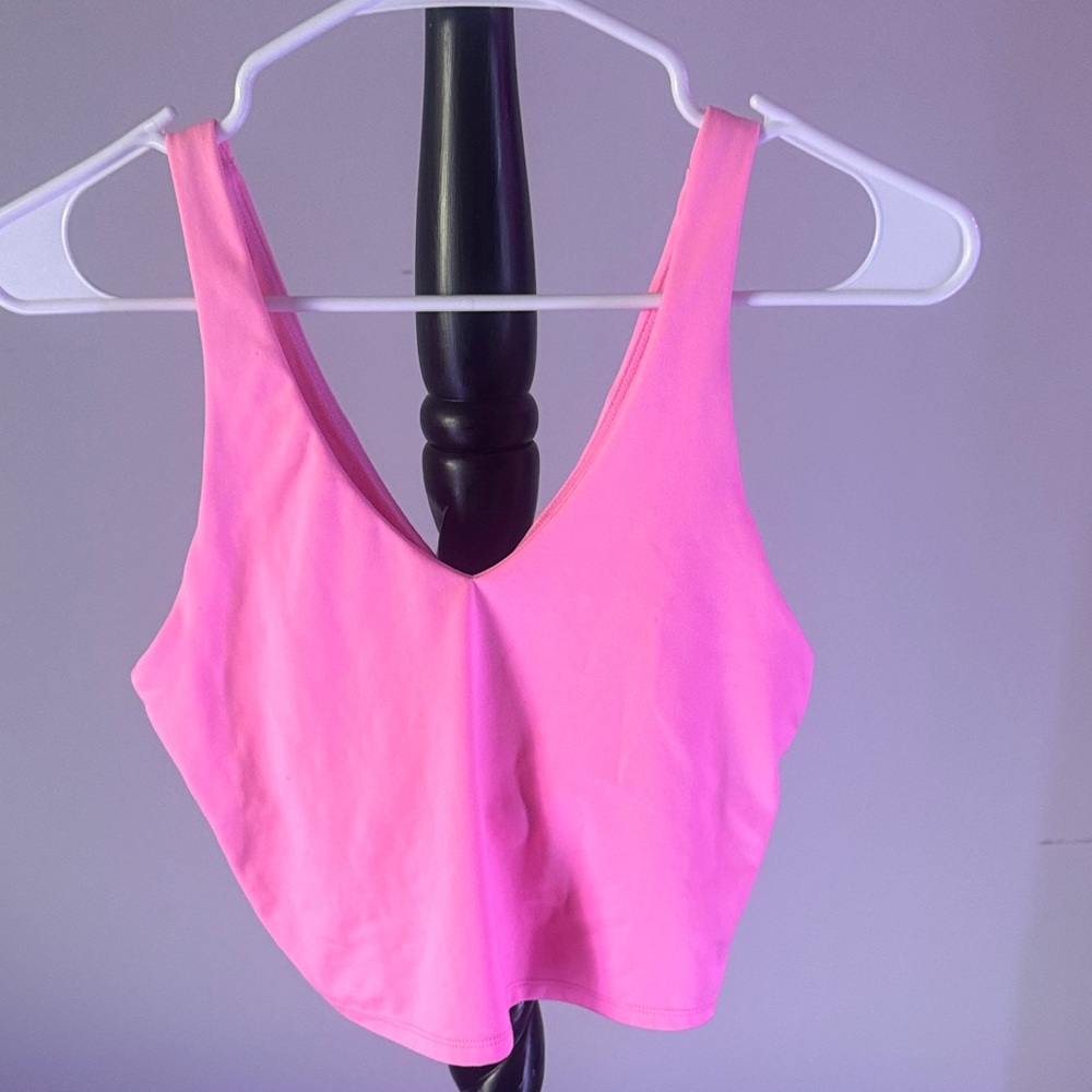 Pink Sleeveless Crop Top - Picture 1 of 4